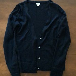 Black J. Crew cardigan